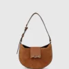 K/Signature Moon Bag aus Wildleder