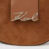 K/Signature Moon Bag aus Wildleder