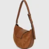K/Signature Moon Bag aus Wildleder