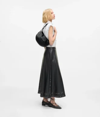 K/Signature Moon Bag mit Nieten K/Signature Moon Bag mit Nieten