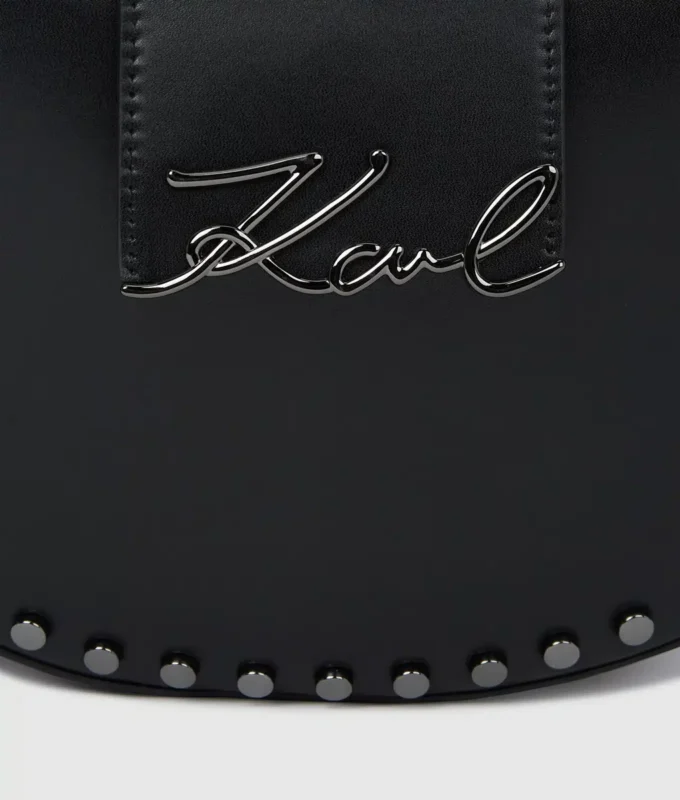 K/Signature Moon Bag mit Nieten