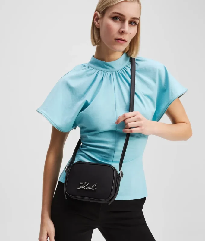 K/SIGNATURE NYLON-UMHÄNGETASCHE