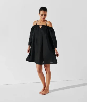 K/SIGNATURE OFF-SHOULDER BEACH DRESS