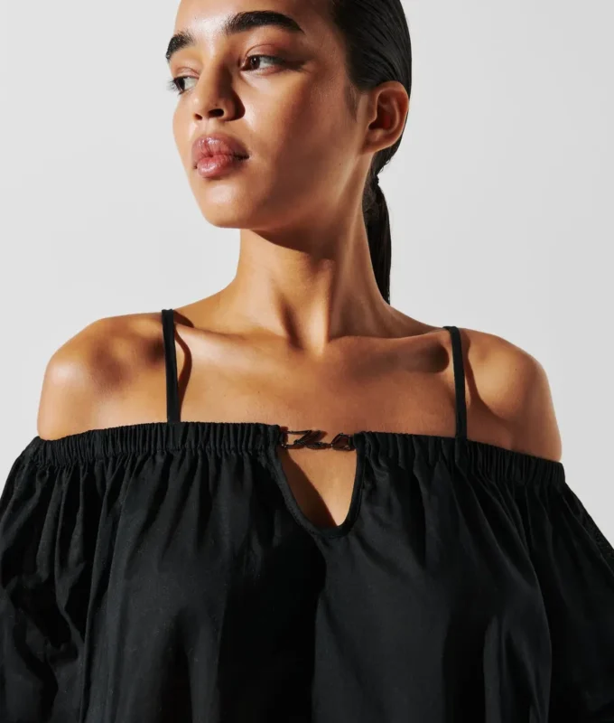 K/SIGNATURE OFF-SHOULDER BEACH DRESS K/SIGNATURE OFF-SHOULDER BEACH DRESS