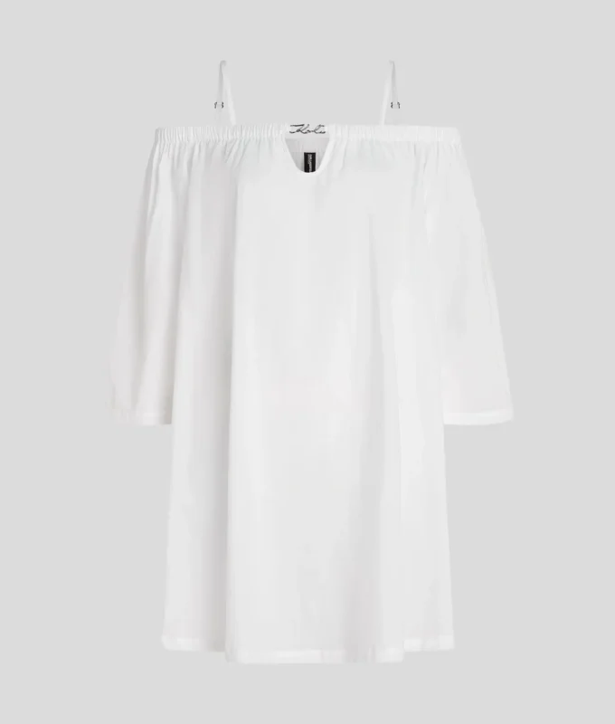 K/SIGNATURE OFF-SHOULDER BEACH DRESS K/SIGNATURE OFF-SHOULDER BEACH DRESS
