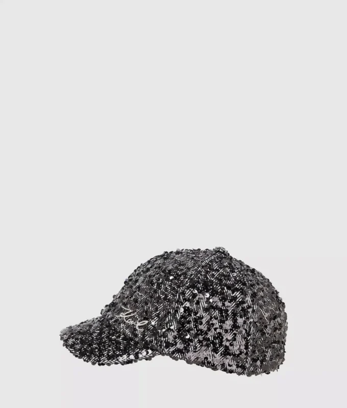 K/Signature-Paillettenkappe