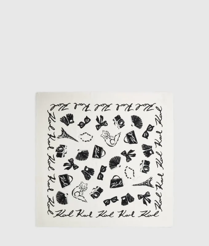 K/Signature-Schal mit Allover-Print