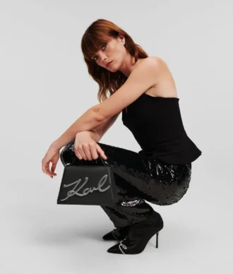 K/SIGNATURE SMALL CROSSBODY BAG K/SIGNATURE SMALL CROSSBODY BAG