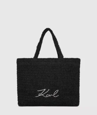 K/Signature Strandtasche aus Häkelarbeit