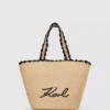 K/Signature Strandtasche mit Wellenrand K/Signature Strandtasche mit Wellenrand