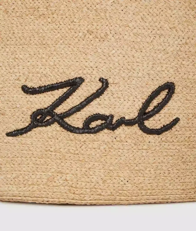 K/Signature Strandtasche mit Wellenrand K/Signature Strandtasche mit Wellenrand