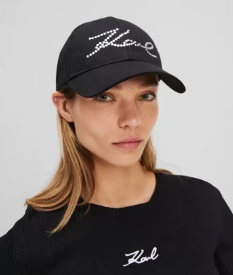 K/SIGNATURE STUDDED CAP