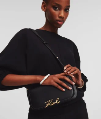 K/SIGNATURE TWO-WAY CROSSBODY BAG K/SIGNATURE TWO-WAY CROSSBODY BAG