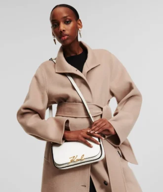 K/SIGNATURE TWO-WAY CROSSBODY BAG K/SIGNATURE TWO-WAY CROSSBODY BAG