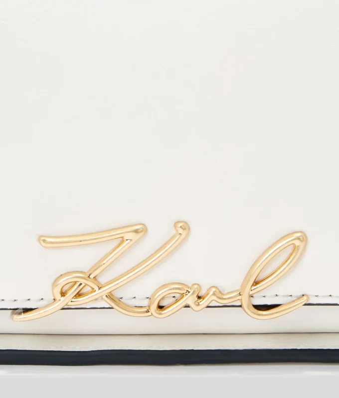 K/SIGNATURE TWO-WAY CROSSBODY BAG