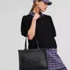 K/SKUARE GRAINY MEDIUM TOTE BAG