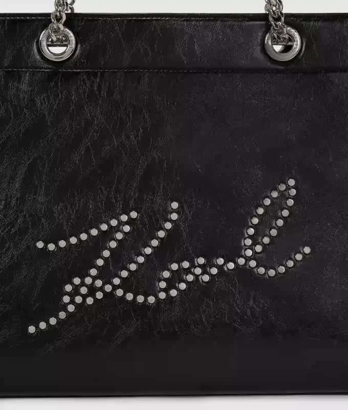 K/SKUARE MEDIUM STUDDED TOTE BAG