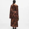 Kaftan-Kleid mit Fächerprint Kaftan-Kleid mit Fächerprint
