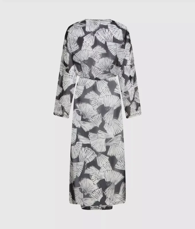 Kaftan mit Fächerprint Kaftan mit Fächerprint