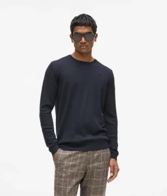 Kameo-Pullover mit Rundhalsausschnitt