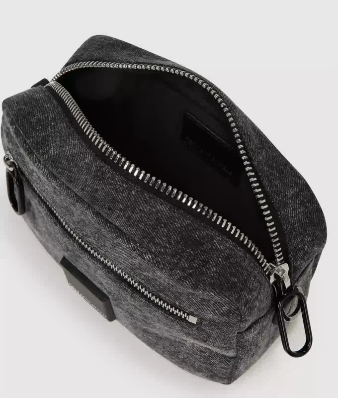 Kamera-Umhängetasche aus Denim Kamera-Umhängetasche aus Denim