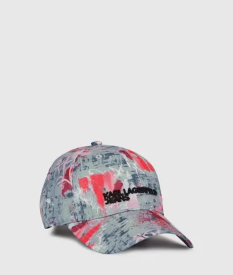Kappe mit durchgehendem Graffiti-Print