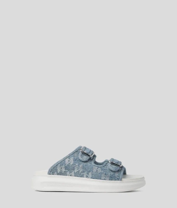 KAPRI DENIM RHINESTONE SANDALS KAPRI DENIM RHINESTONE SANDALS