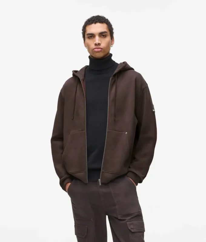 Kapuzenjacke mit Reißverschluss Kapuzenjacke mit Reißverschluss