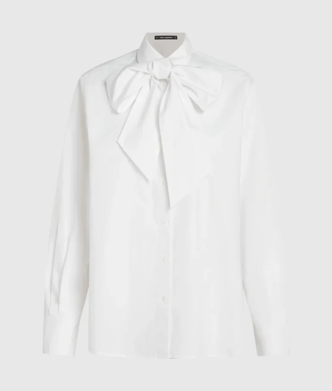 Karl DNA-Bluse mit Schleifendetail Karl DNA-Bluse mit Schleifendetail