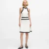 Karl DNA Strickkleid mit Gürtel