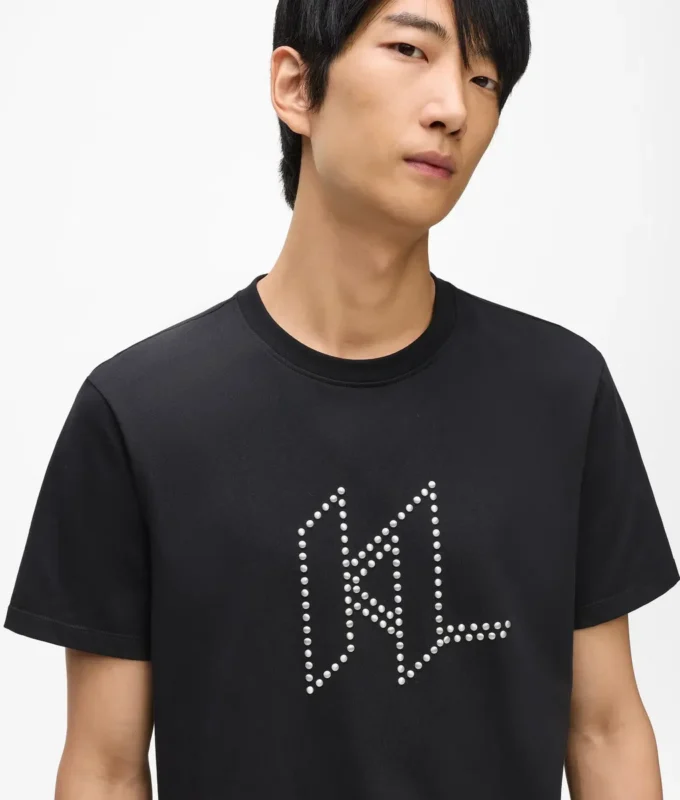 Karl DNA T-Shirt mit Nieten