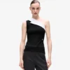 Karl DNA Top mit asymmetrischem Revers