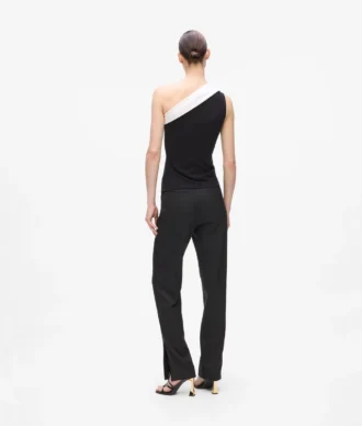 Karl DNA Top mit asymmetrischem Revers