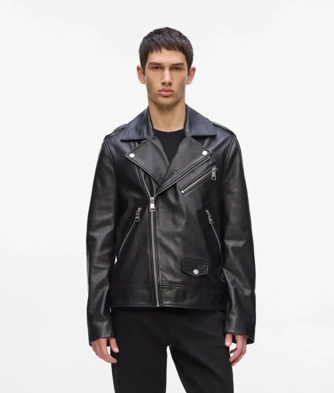 KARL ESSENTIAL LEDERJACKE KARL ESSENTIAL LEDERJACKE