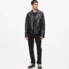 KARL ESSENTIAL LEDERJACKE KARL ESSENTIAL LEDERJACKE