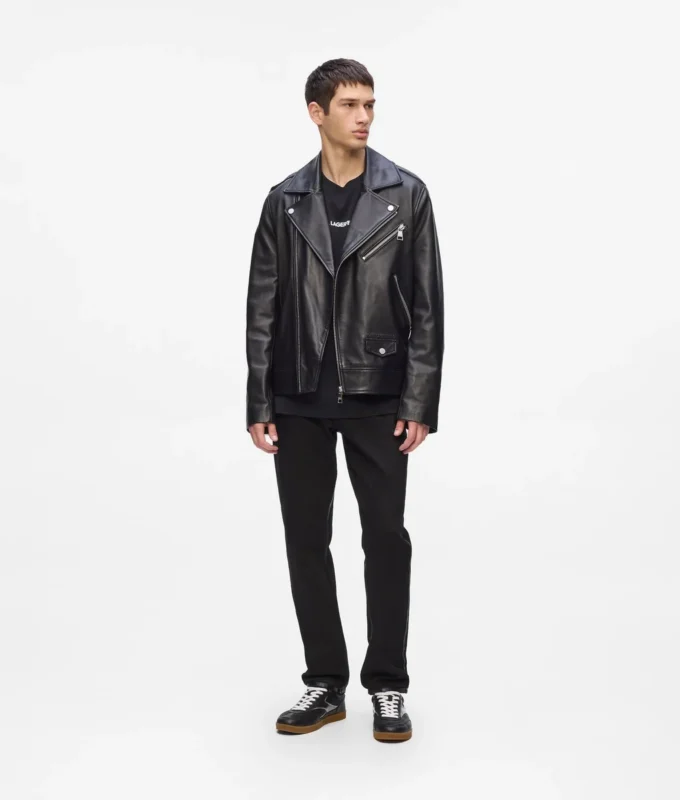 KARL ESSENTIAL LEDERJACKE KARL ESSENTIAL LEDERJACKE