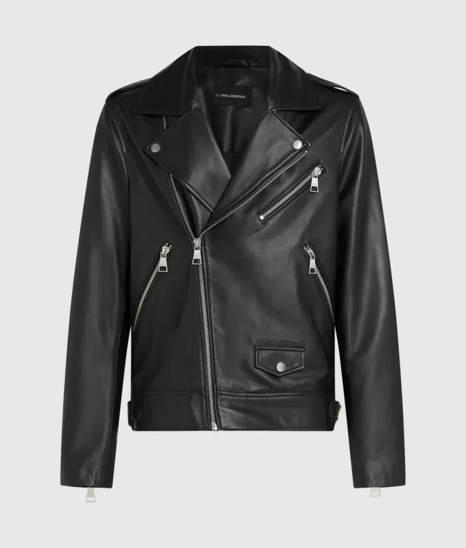 KARL ESSENTIAL LEDERJACKE KARL ESSENTIAL LEDERJACKE