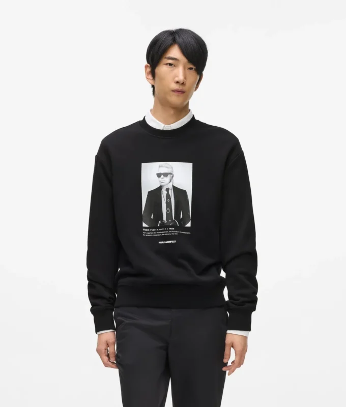 Karl-Porträt-Sweatshirt Karl-Porträt-Sweatshirt