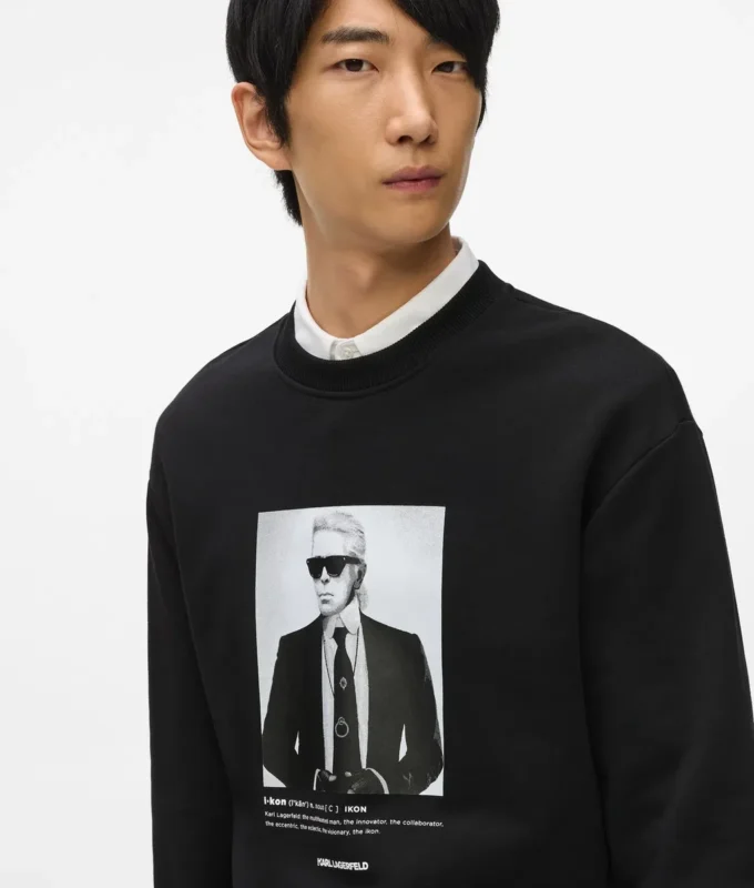 Karl-Porträt-Sweatshirt Karl-Porträt-Sweatshirt