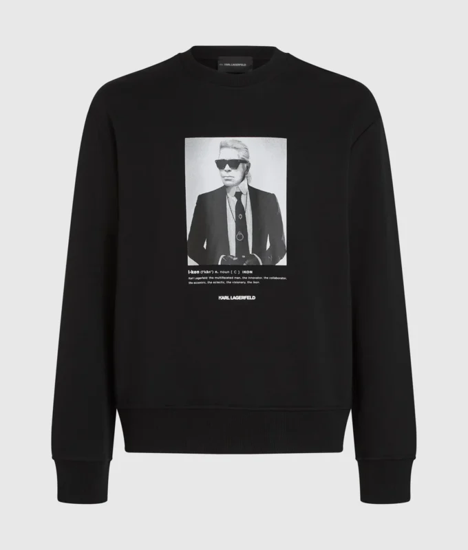 Karl-Porträt-Sweatshirt Karl-Porträt-Sweatshirt