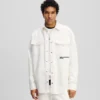 KARL PRINT DENIM OVERSHIRT
