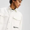 KARL PRINT DENIM OVERSHIRT