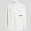 KARL PRINT DENIM OVERSHIRT