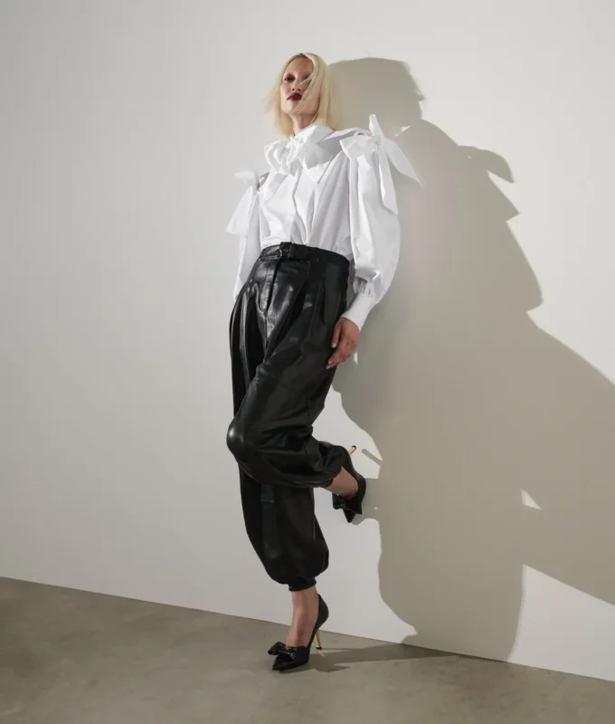KARL STUDIO BOW DETAIL SHIRT KARL STUDIO BOW DETAIL SHIRT