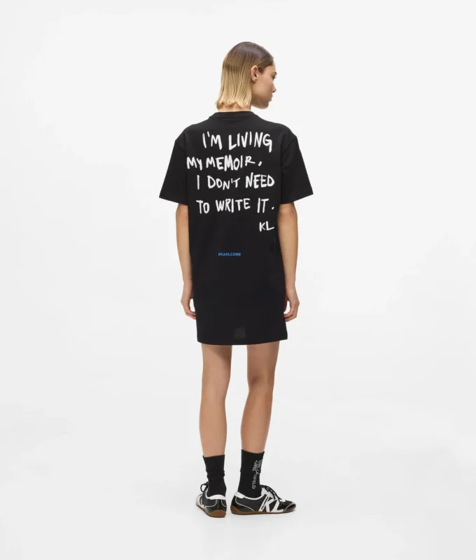 Karl-Zitat-T-Shirt-Kleid