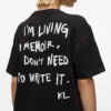 Karl-Zitat-T-Shirt-Kleid