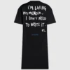 Karl-Zitat-T-Shirt-Kleid