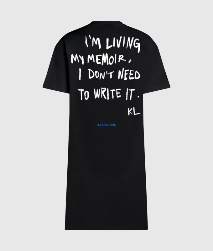 Karl-Zitat-T-Shirt-Kleid