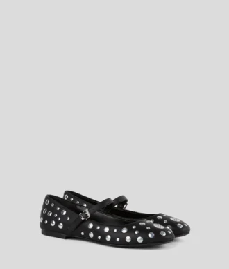 KARO MIRROR STUDS BALLERINAS