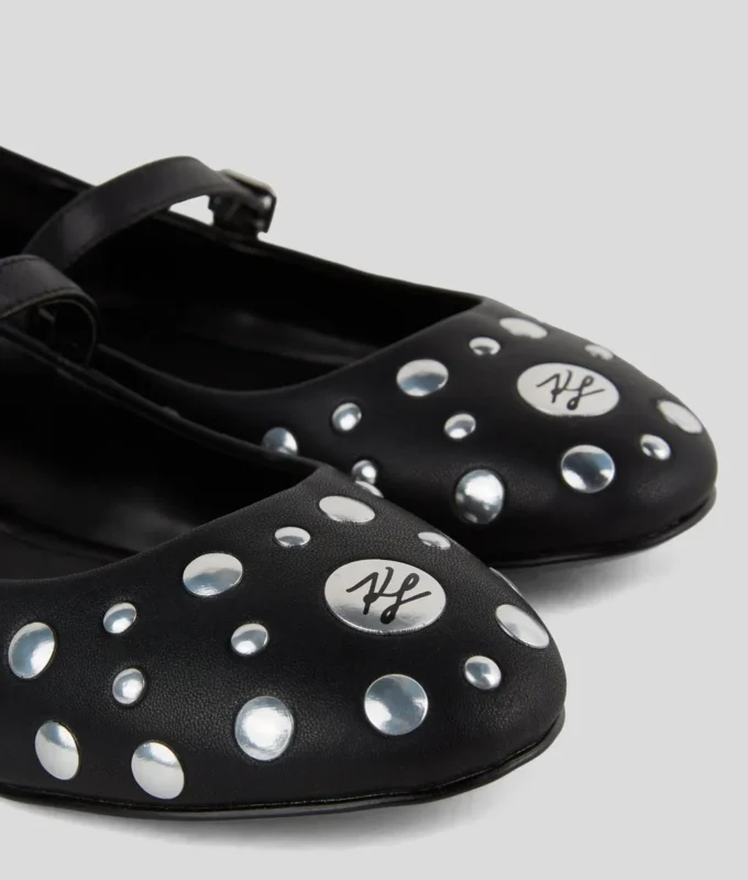 KARO MIRROR STUDS BALLERINAS